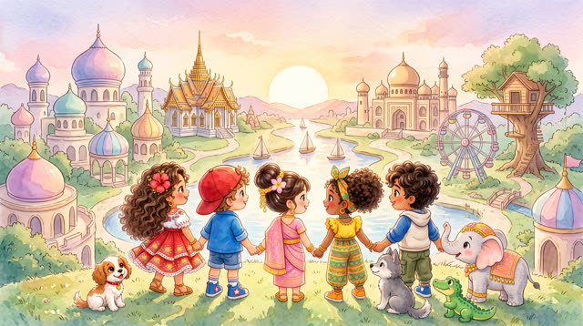 Scene 30 - La grande rencontre des amis | Lala Kids Planet