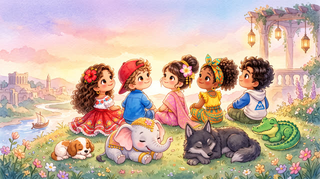 Scene 31 - La grande rencontre des amis | Lala Kids Planet