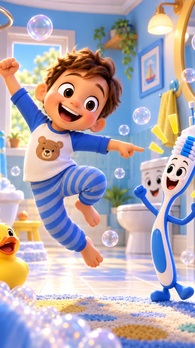 Scene 3 - 🪥 BRUSH, BRUSH, BRUSH! 🦷✨ | Fun Tooth Brushing Song for Kids!