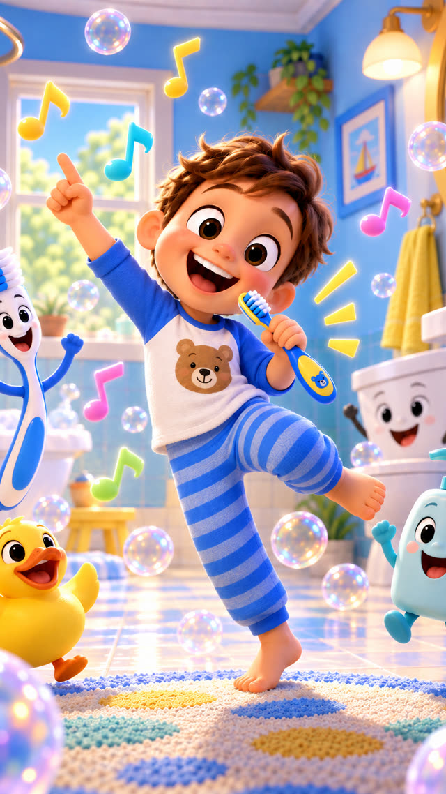 Scene 9 - 🪥 BRUSH, BRUSH, BRUSH! 🦷✨ | Fun Tooth Brushing Song for Kids!