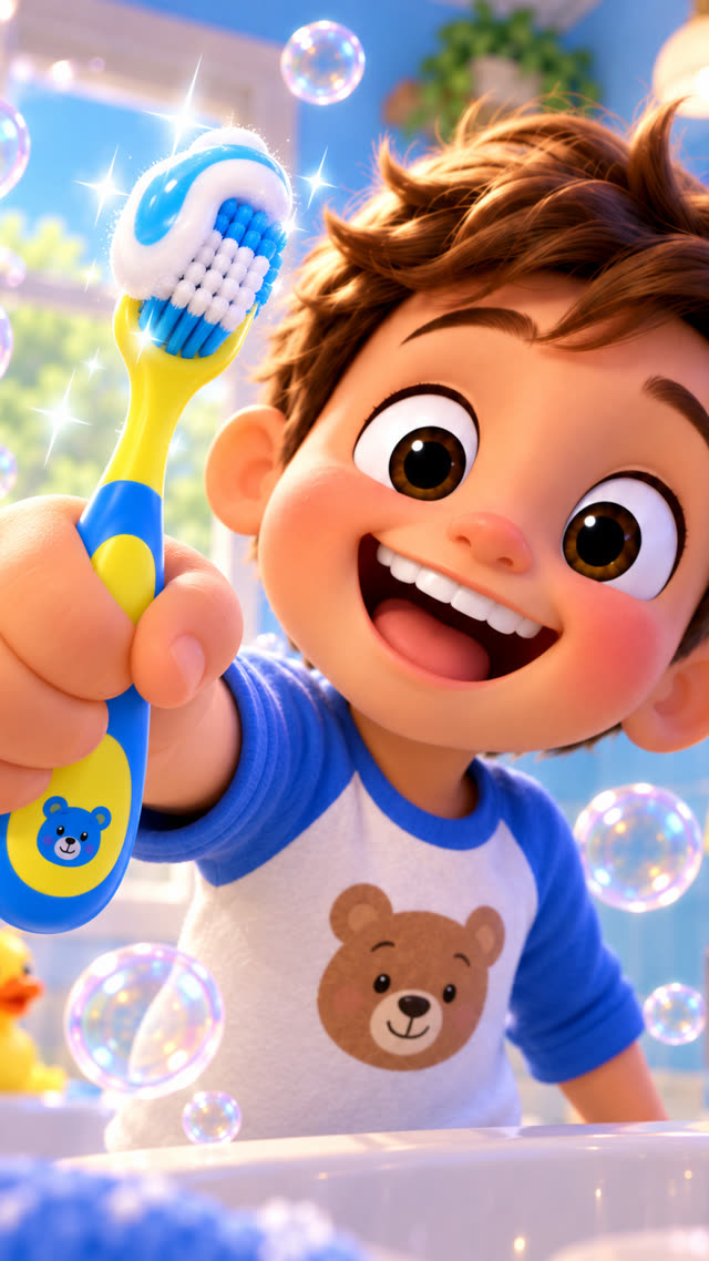 Scene 11 - 🪥 BRUSH, BRUSH, BRUSH! 🦷✨ | Fun Tooth Brushing Song for Kids!