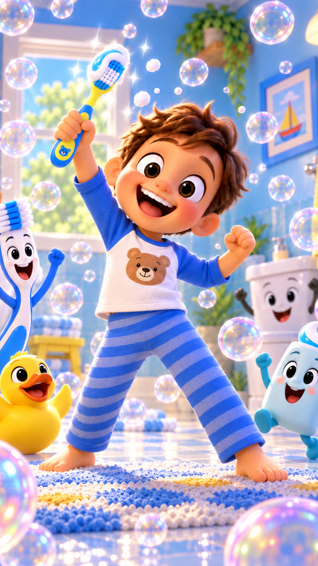 Scene 12 - 🪥 BRUSH, BRUSH, BRUSH! 🦷✨ | Fun Tooth Brushing Song for Kids!