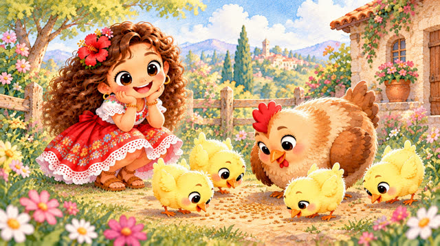 Scene 4 - Los Pollitos Dicen  Lala Kids Planet
