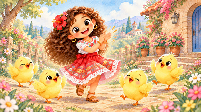Scene 10 - Los Pollitos Dicen  Lala Kids Planet