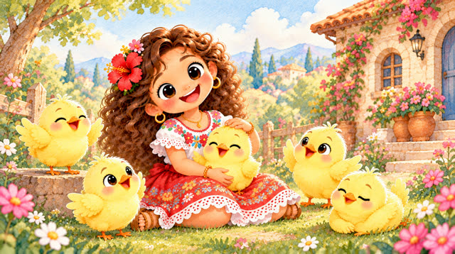 Scene 11 - Los Pollitos Dicen  Lala Kids Planet