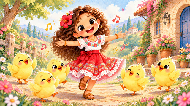 Scene 12 - Los Pollitos Dicen  Lala Kids Planet