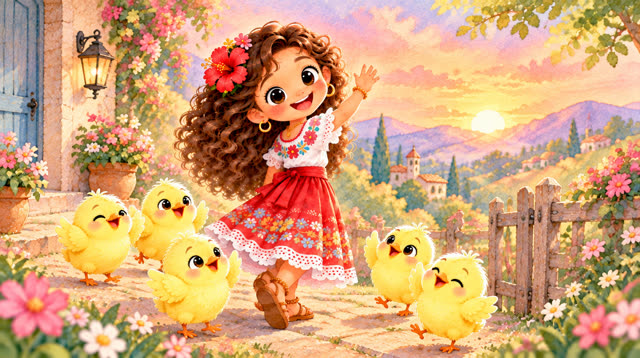 Scene 13 - Los Pollitos Dicen  Lala Kids Planet