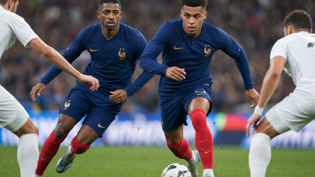 Scene 6 - Désiré Doué, Dembélé, Olise, Kylian Mbappé