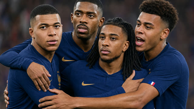Scene 9 - Désiré Doué, Dembélé, Olise, Kylian Mbappé