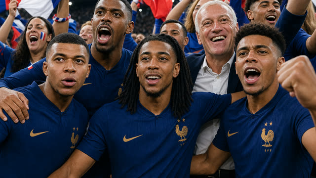 Scene 13 - Désiré Doué, Dembélé, Olise, Kylian Mbappé