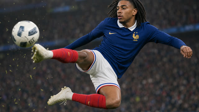Scene 24 - Désiré Doué, Dembélé, Olise, Kylian Mbappé