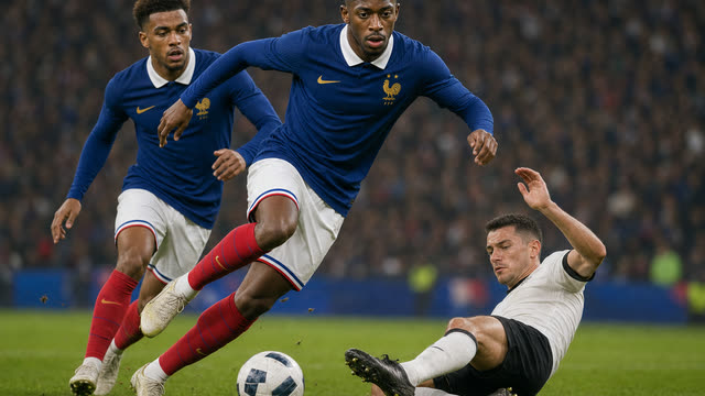 Scene 28 - Désiré Doué, Dembélé, Olise, Kylian Mbappé