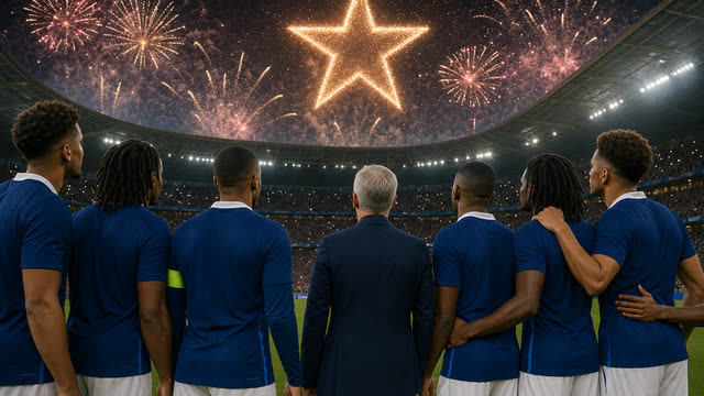 Scene 32 - Désiré Doué, Dembélé, Olise, Kylian Mbappé