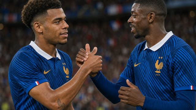 Scene 33 - Désiré Doué, Dembélé, Olise, Kylian Mbappé