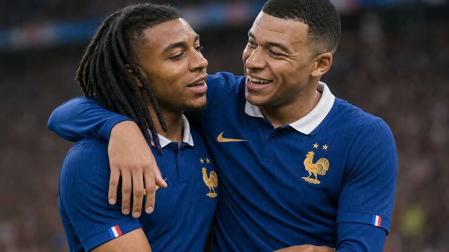 Scene 34 - Désiré Doué, Dembélé, Olise, Kylian Mbappé