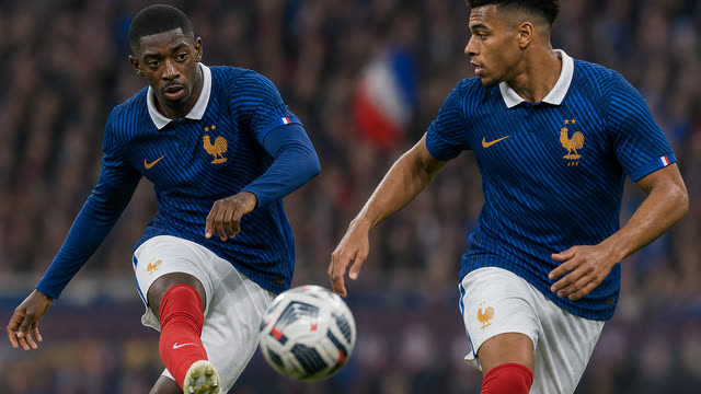 Scene 35 - Désiré Doué, Dembélé, Olise, Kylian Mbappé