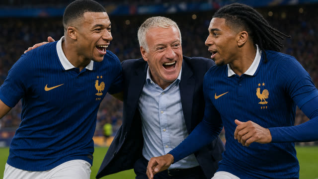 Scene 36 - Désiré Doué, Dembélé, Olise, Kylian Mbappé