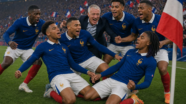 Scene 39 - Désiré Doué, Dembélé, Olise, Kylian Mbappé