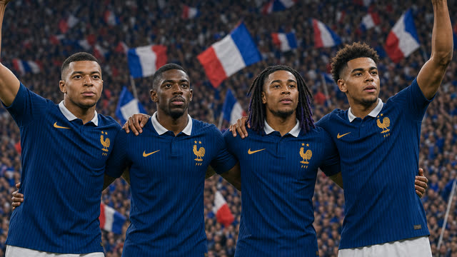 Scene 41 - Désiré Doué, Dembélé, Olise, Kylian Mbappé