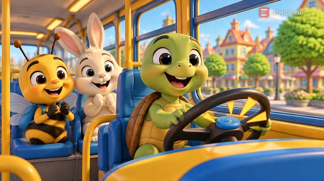 Scene 5 - The Wheels on the Bus | ZunoBumble