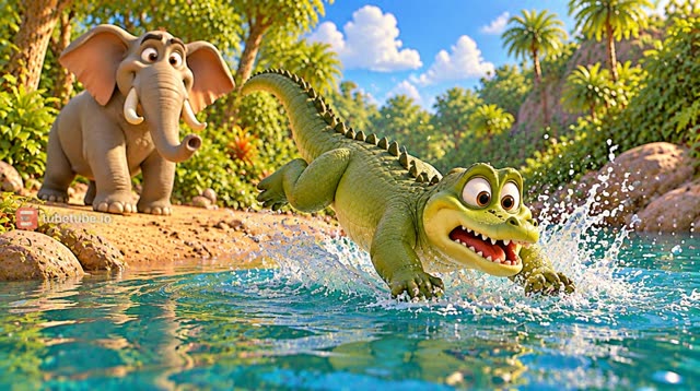 Scene 22 - Les Petits Crocodiles