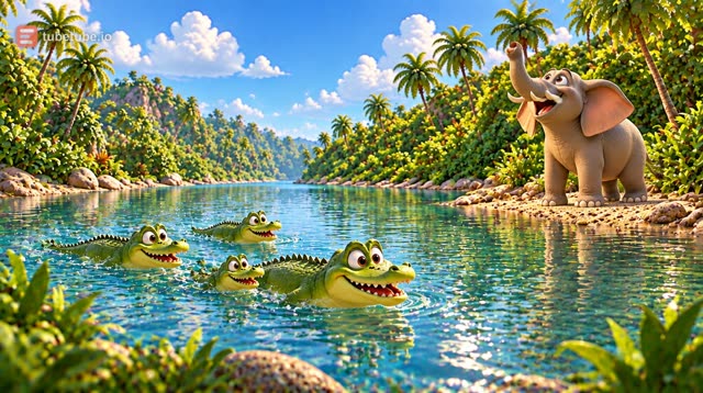 Scene 29 - Les Petits Crocodiles