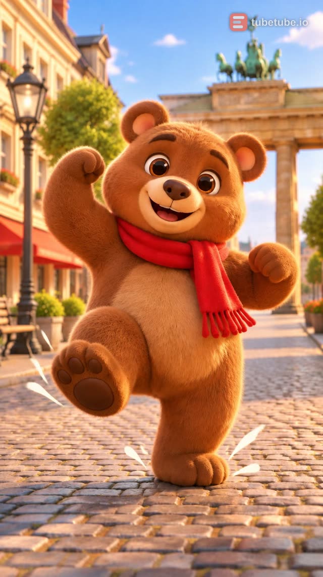 Scene 3 - Berlin Bear’s Happy Dance 🐻🎵 | Fun Action Song for Kids