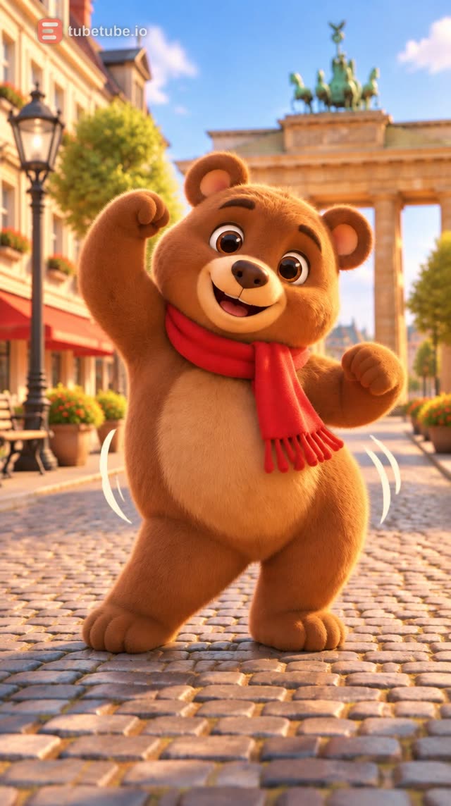 Scene 4 - Berlin Bear’s Happy Dance 🐻🎵 | Fun Action Song for Kids