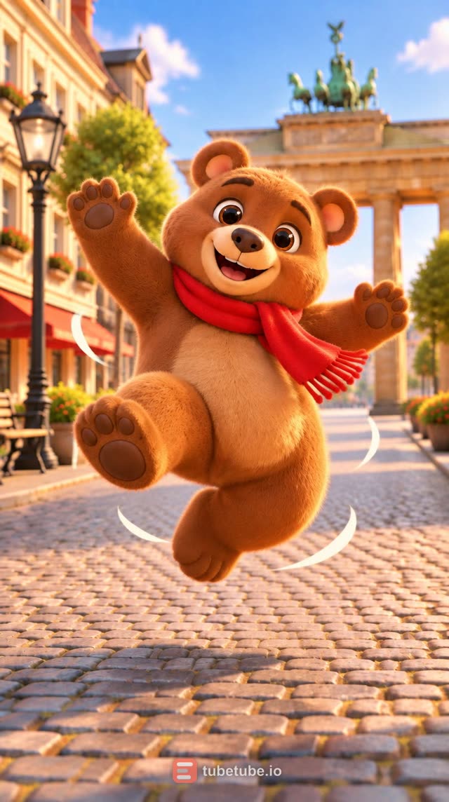 Scene 5 - Berlin Bear’s Happy Dance 🐻🎵 | Fun Action Song for Kids