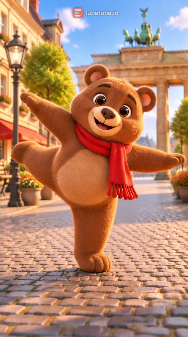 Scene 6 - Berlin Bear’s Happy Dance 🐻🎵 | Fun Action Song for Kids