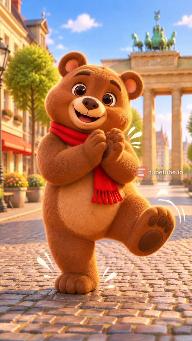 Scene 7 - Berlin Bear’s Happy Dance 🐻🎵 | Fun Action Song for Kids