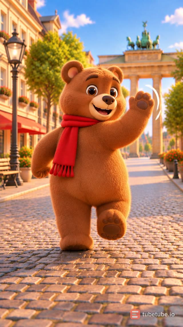 Scene 8 - Berlin Bear’s Happy Dance 🐻🎵 | Fun Action Song for Kids