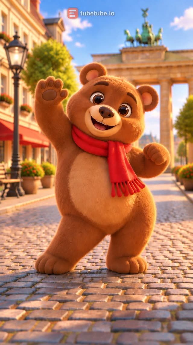 Scene 9 - Berlin Bear’s Happy Dance 🐻🎵 | Fun Action Song for Kids