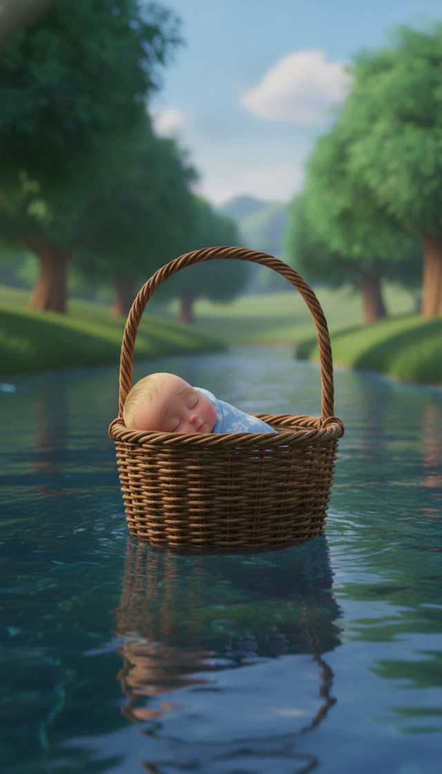 Scene 2 - Baby Moses in the Basket