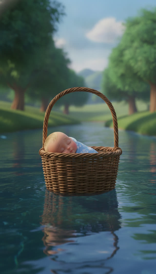 Scene 3 - Baby Moses in the Basket