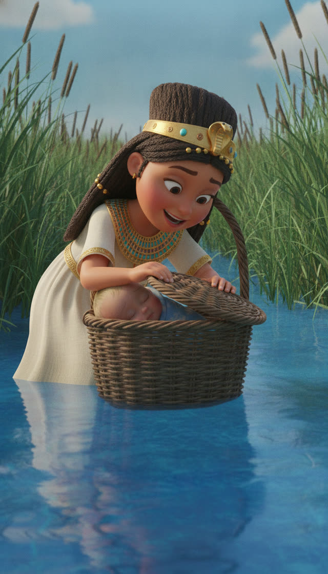 Scene 6 - Baby Moses in the Basket