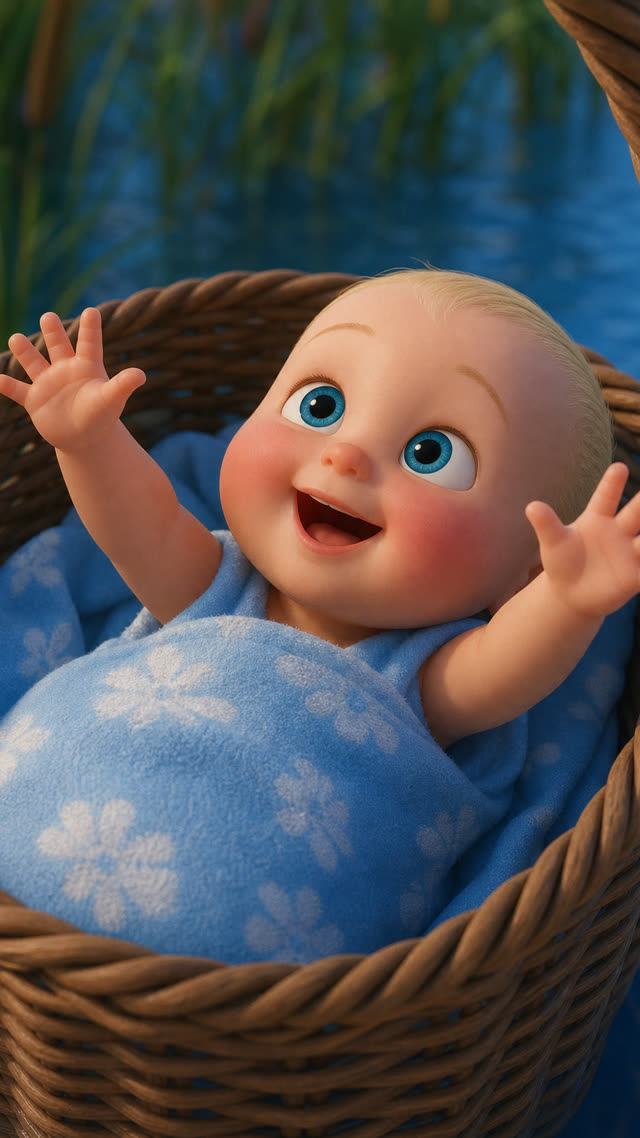 Scene 9 - Baby Moses in the Basket