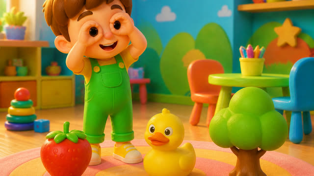 Scene 12 - Find the Color! 🌈 | Learn Colors for Kids | Interactive Preschool Song | TinyTale Town