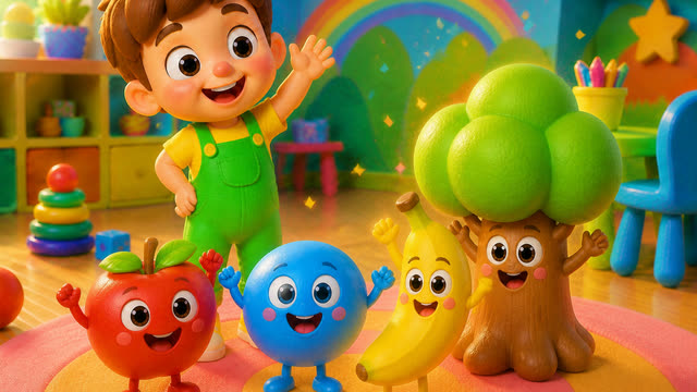 Scene 20 - Find the Color! 🌈 | Learn Colors for Kids | Interactive Preschool Song | TinyTale Town