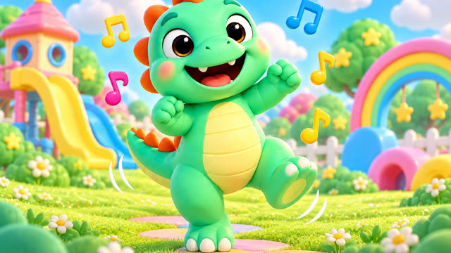 Scene 3 - The Dino Wiggle Song