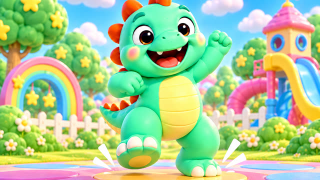 Scene 9 - The Dino Wiggle Song