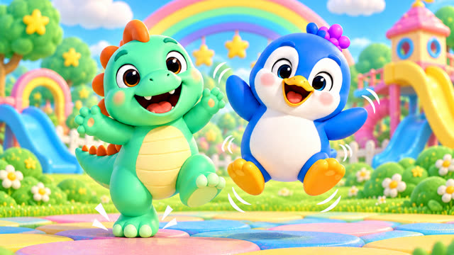 Scene 14 - The Dino Wiggle Song