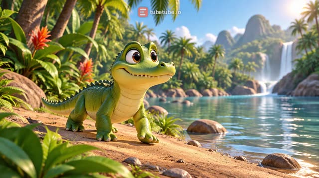Scene 1 - Coco le petit crocodile