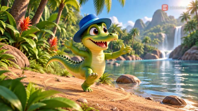 Scene 2 - Coco le petit crocodile