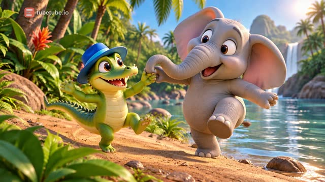 Scene 4 - Coco le petit crocodile