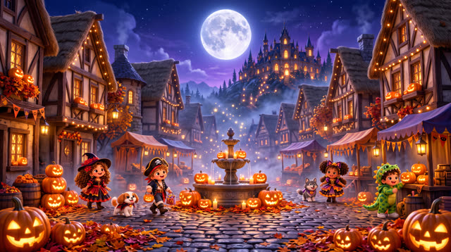 Scene 1 - Le mystère de la lanterne d’Halloween 🎃 | Lala Kids Planet