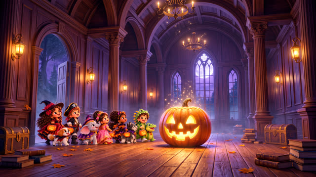 Scene 8 - Le mystère de la lanterne d’Halloween 🎃 | Lala Kids Planet