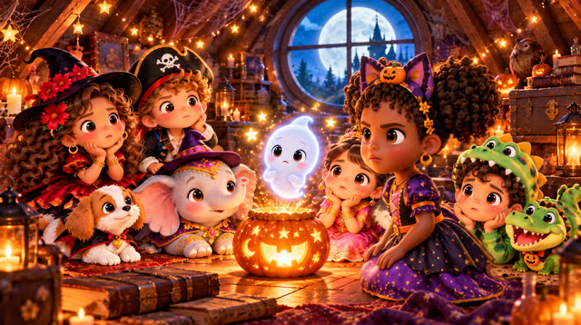 Scene 11 - Le mystère de la lanterne d’Halloween 🎃 | Lala Kids Planet