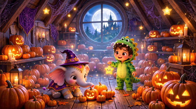 Scene 18 - Le mystère de la lanterne d’Halloween 🎃 | Lala Kids Planet