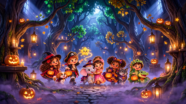 Scene 22 - Le mystère de la lanterne d’Halloween 🎃 | Lala Kids Planet
